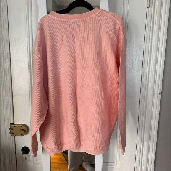 NWOT Ribbed Coral Nantucket Crewneck - Picture 2 of 4